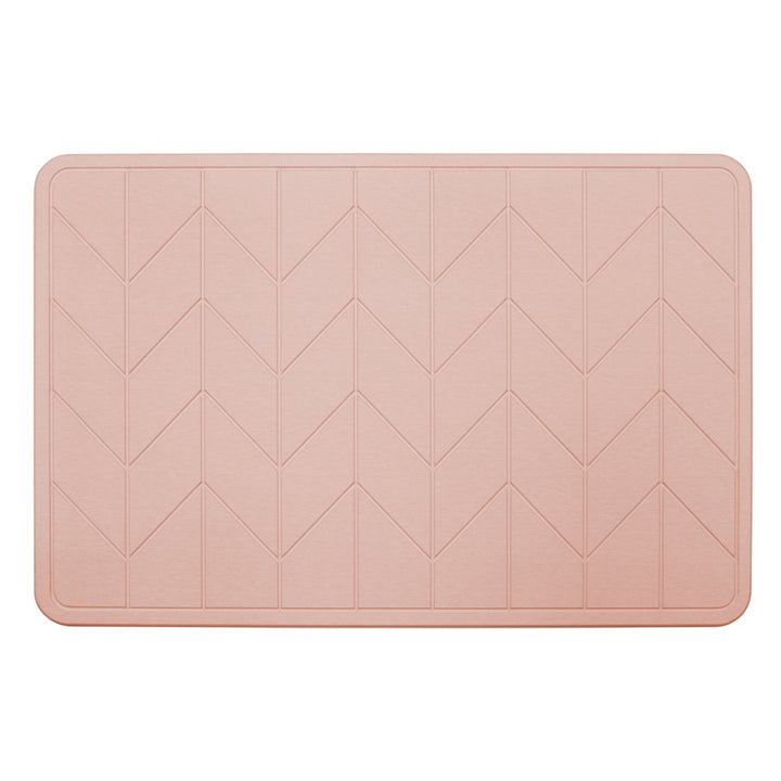 Algodon Dri Bath Stone Blush Bath Mat | My Linen