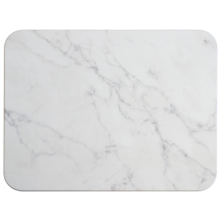 Algodon Dri Bath Stone White Marble Bath Mat | My Linen