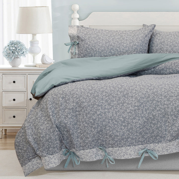 Algodon Esther Quilt Cover Set Closeup | My Linen