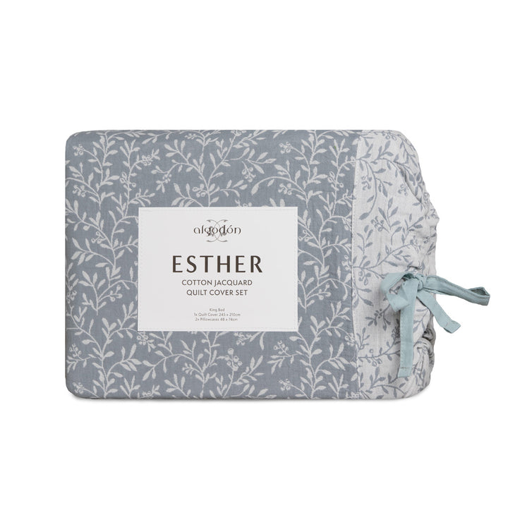 Algodon Esther Quilt Cover Set Packaged | My Linen