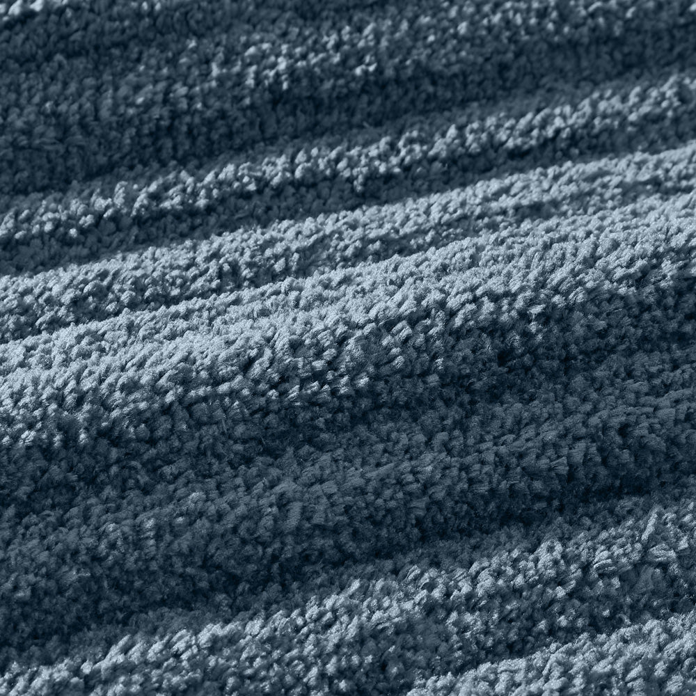 Algodon Lawson Plush Denim Bath Mat Detail | My Linen