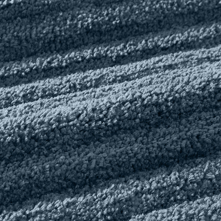 Algodon Lawson Plush Denim Bath Mat Detail | My Linen