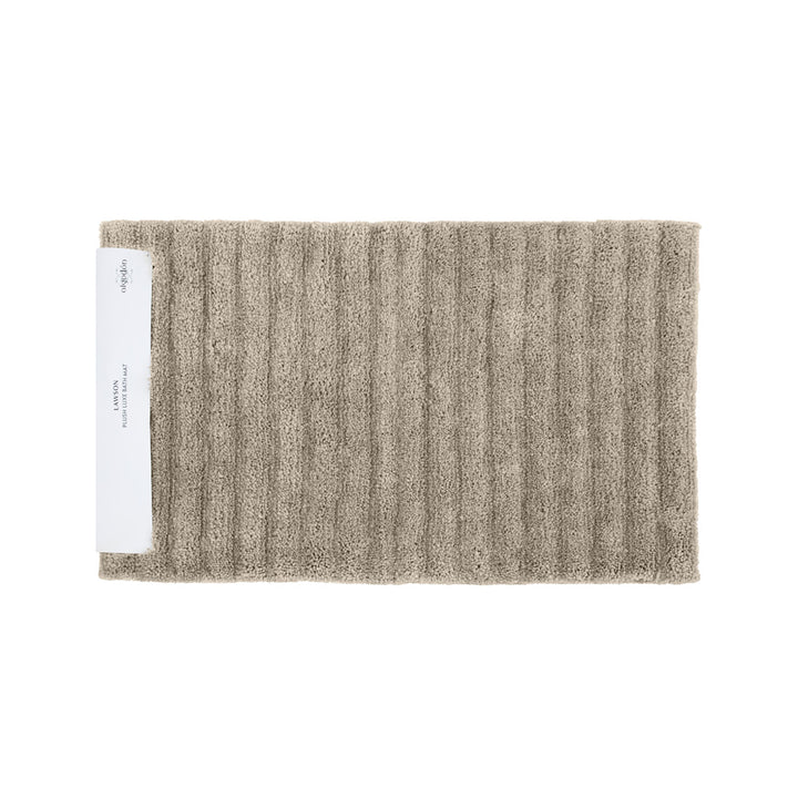 Algodon Lawson Plush Taupe Bath Mat | My Linen