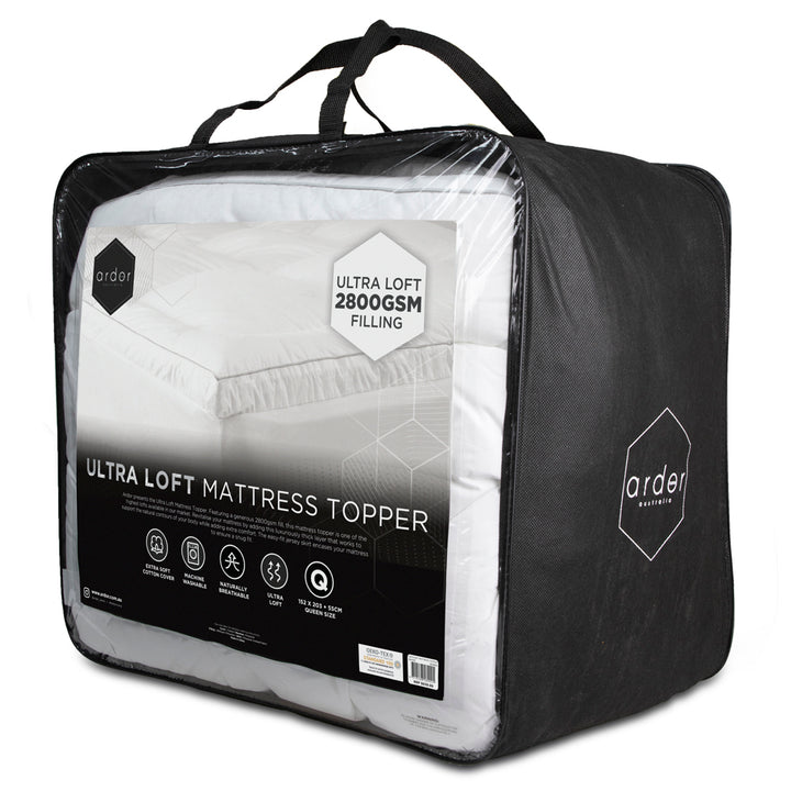 Ardor Ultra Loft Microfibre 2800GSM Mattress Topper Side | My Linen