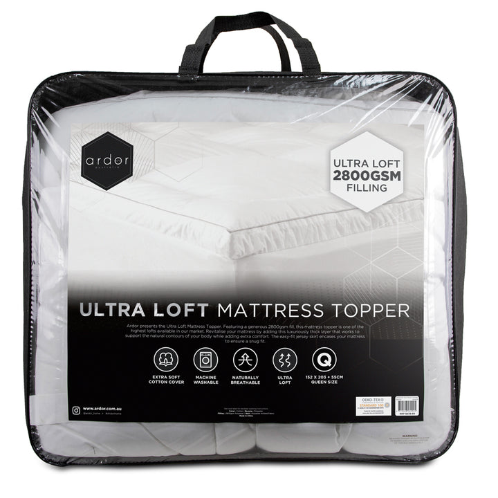 Ardor Ultra Loft Microfibre 2800GSM Mattress Topper | My Linen