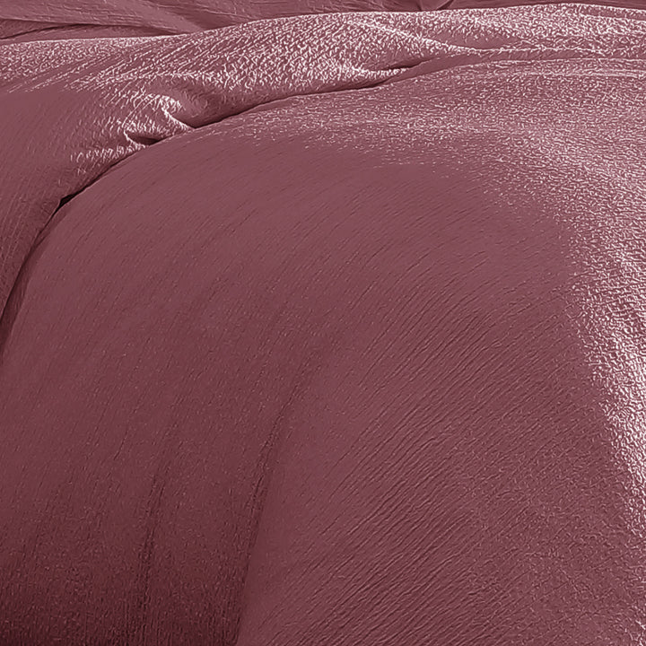 Ardor Boardwalk Lipstick Quilt Cover Set Detail | My Linen