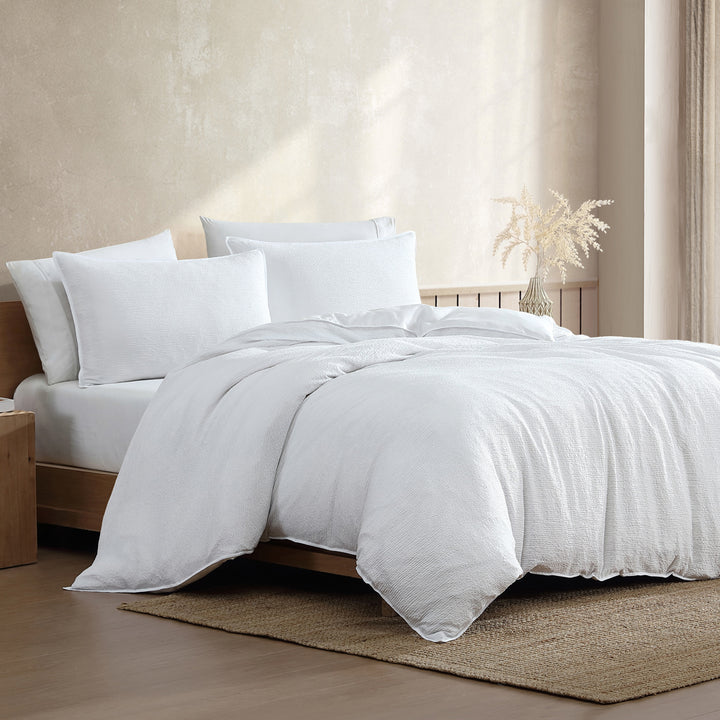 Ardor Boardwalk White Quilt Cover Set | My Linen