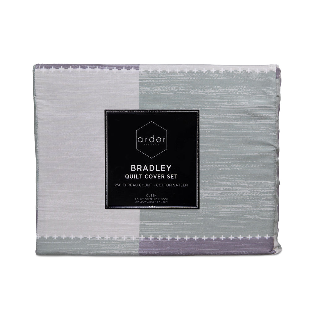 Ardor Bradley Quilt Cover Set Packaged | My Linen