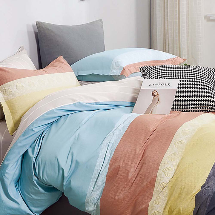 Cassie Multi Quilt Cover Set | King Bed