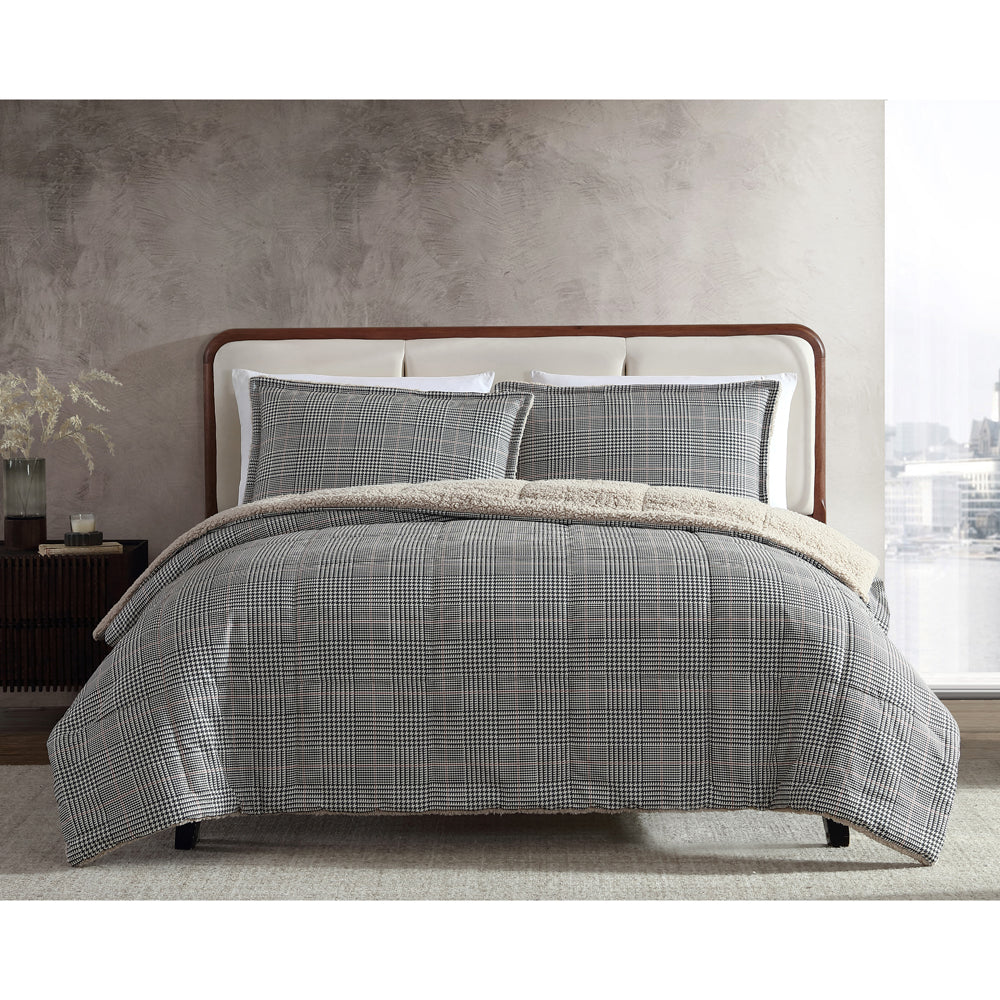 Ardor Henry Coffee Comforter Set | My Linen