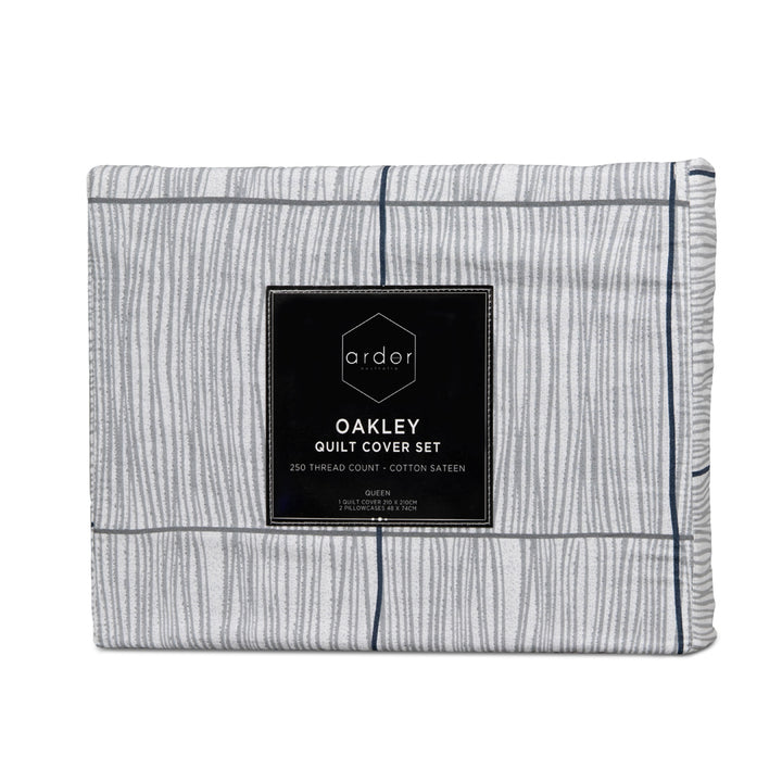 Ardor Oakley Quilt Cover Set  Packaged | My Linen