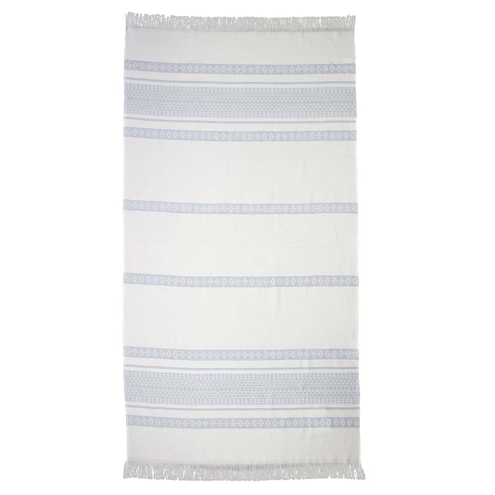 Yaz Blue Beach Towel