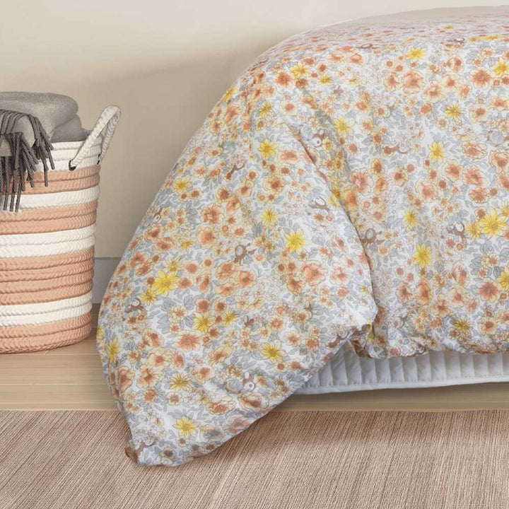 Flora Pink Quilt Cover Set | Double Bed