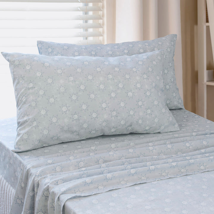 Suns Blue Sheet Set | Single Bed