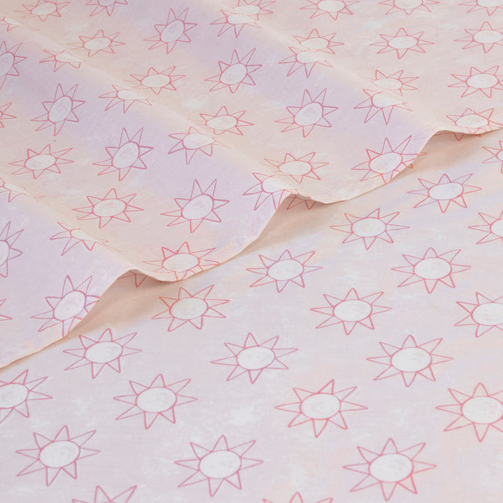 Suns Pink Sheet Set | Double Bed