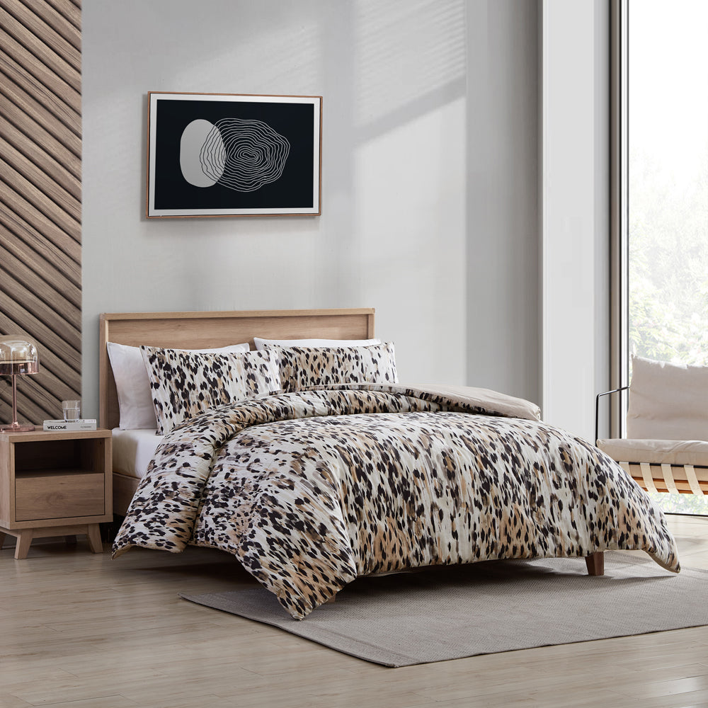 Kenneth Cole Leopard Quilt Cover Set Lifestyle | My Linen