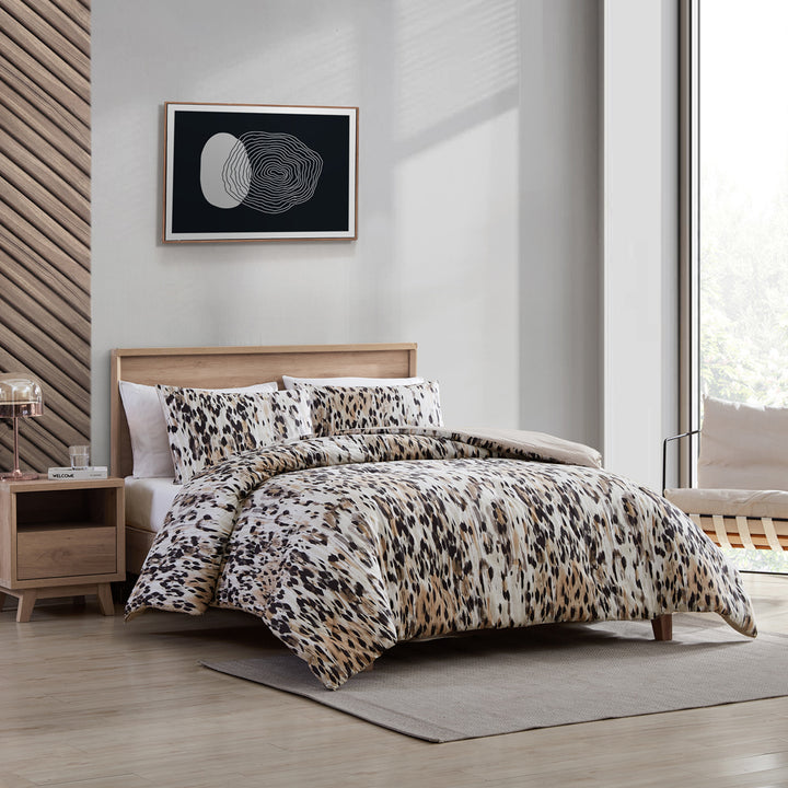 Kenneth Cole Leopard Quilt Cover Set Lifestyle | My Linen
