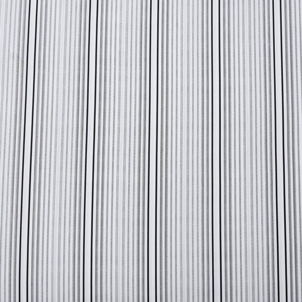 Kenneth Cole Lexington Stripe Black Sheet Set Detail | My Linen