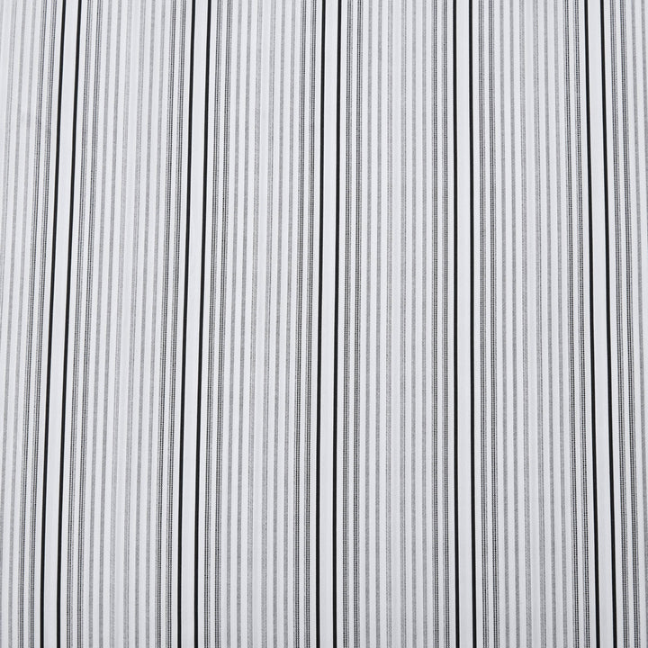 Kenneth Cole Lexington Stripe Black Sheet Set Detail | My Linen