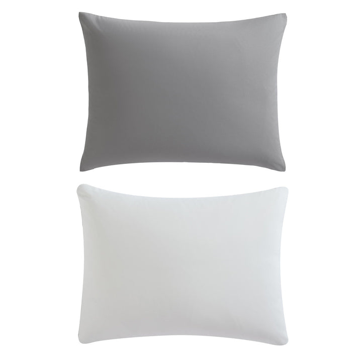 Kenneth Cole Solutions Grey 3pc Comforter Set Pillow | My Linen