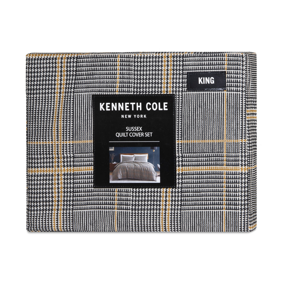 Kenneth Cole Sussex Quilt Cover Set Packaged | My Linen