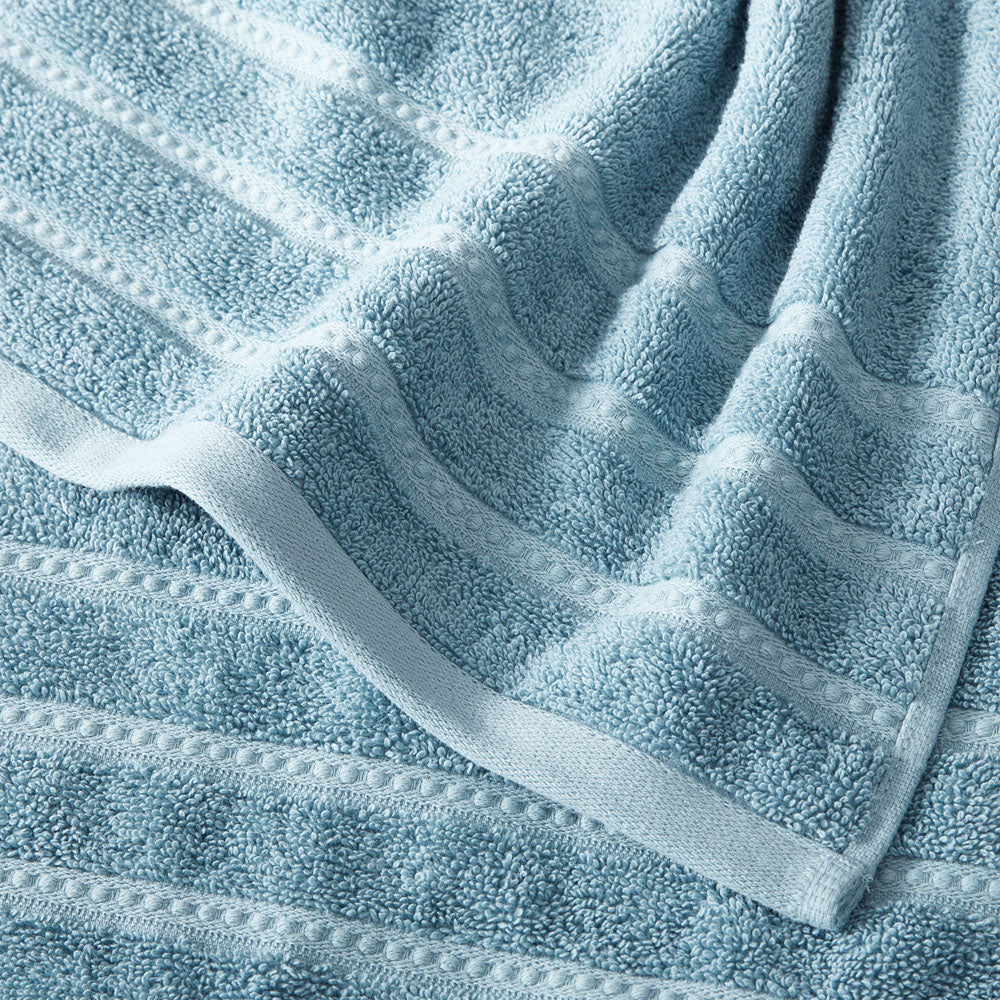 Wakefield Denim Jacket 100% Combed Cotton Towels | 4pc Bath Towel Set