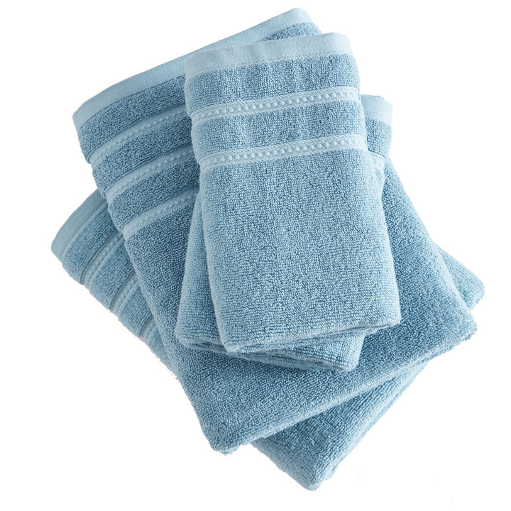 Wakefield Denim Jacket 100% Combed Cotton Towels | 4pc Bath Towel Set