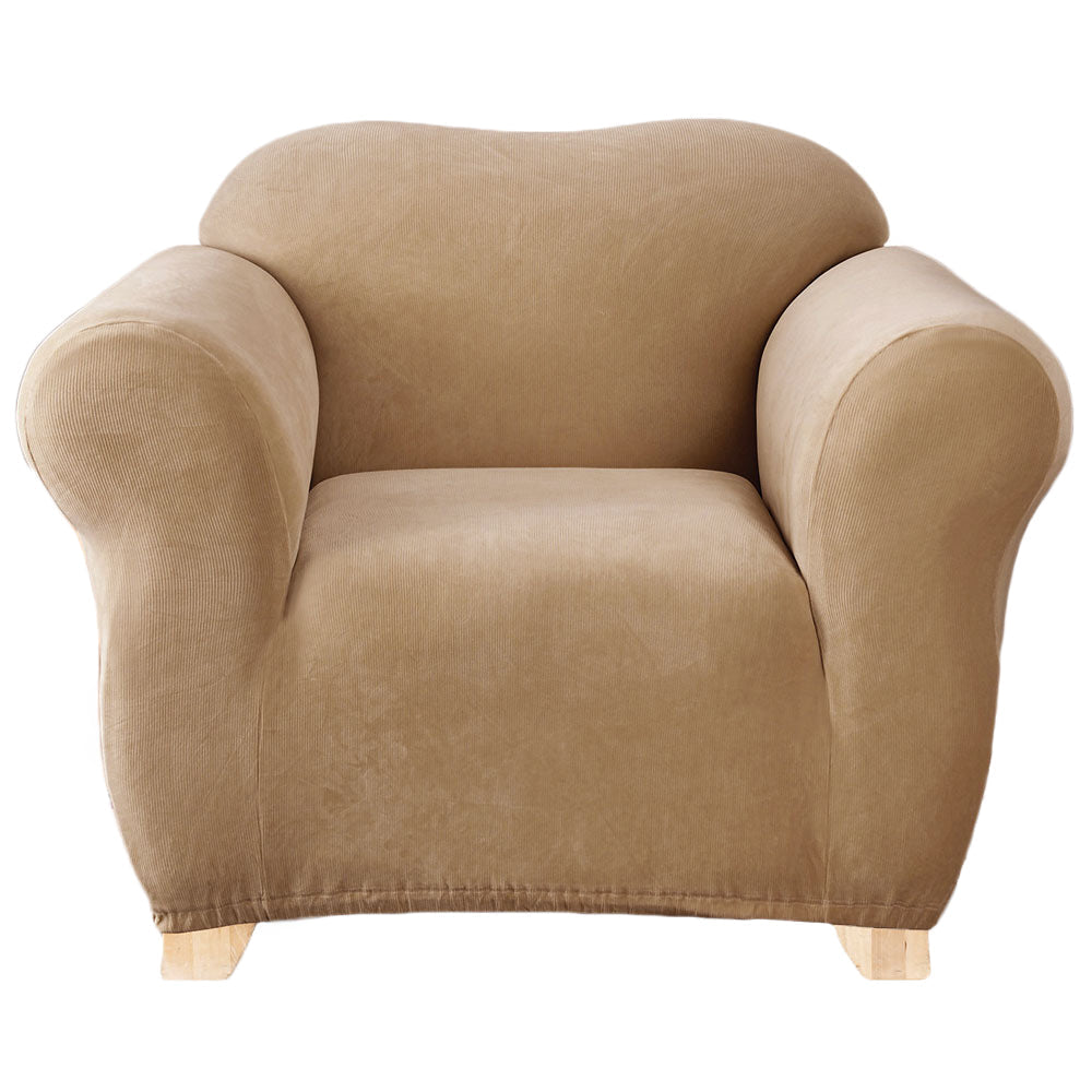 Pearson 1 Seater Sofa Cover Dark Flax