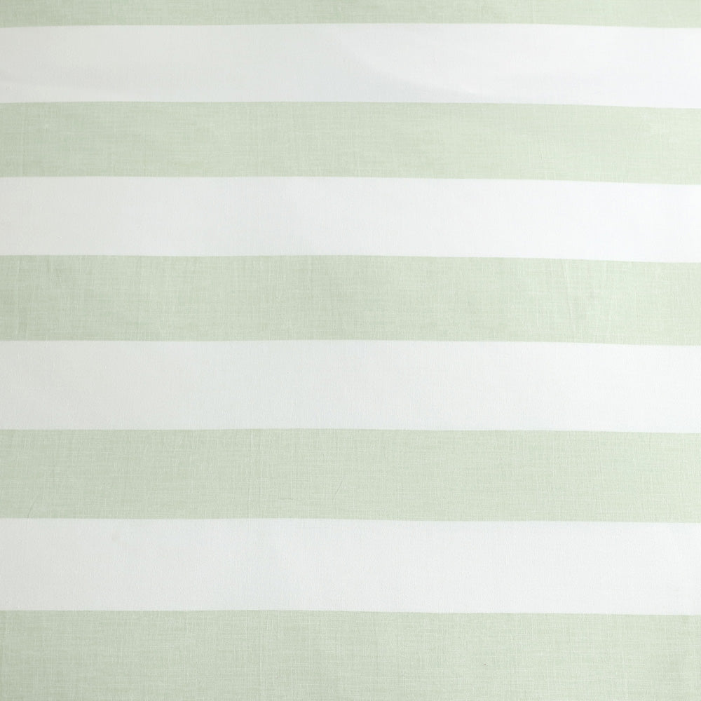 Tommy Bahama Awning Stripe Sage Quilt Cover Set Detail | My Linen