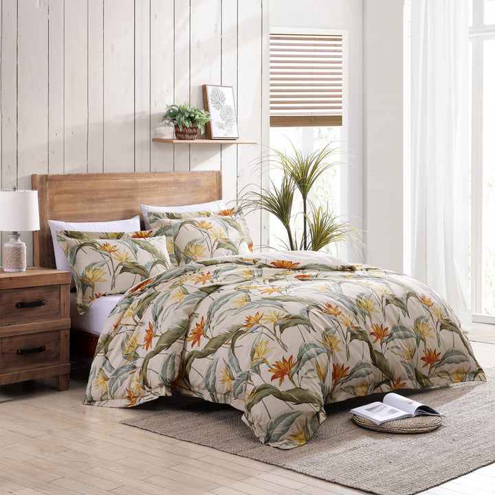 Tommy Bahama Birds Of Paradise Quilt Cover Set Lifestyle | My Linen