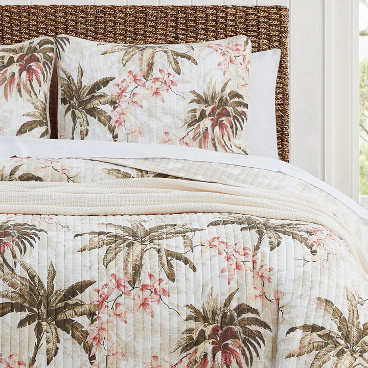 Tommy Bahama Bonny Cove Coverlet Set Closeup | My Linen
