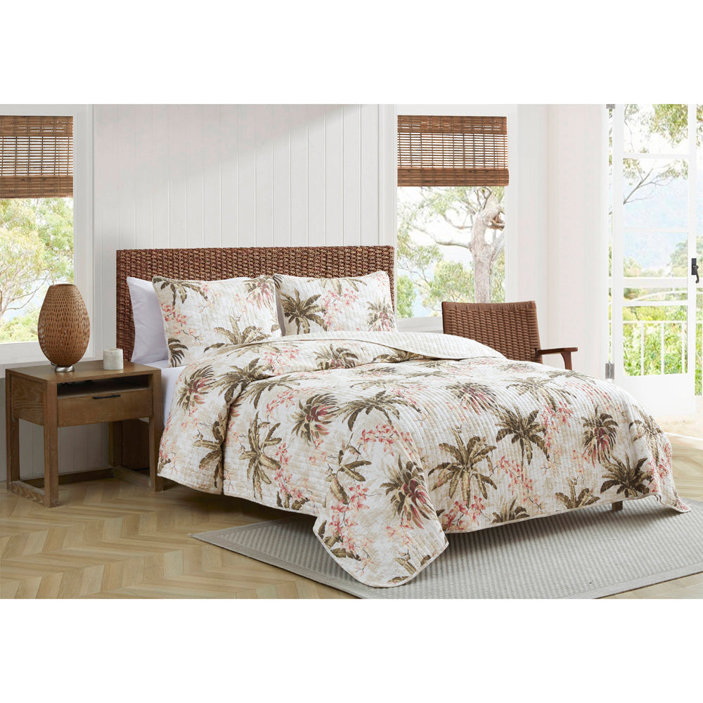 Tommy Bahama Bonny Cove Coverlet Set Lifestyle | My Linen