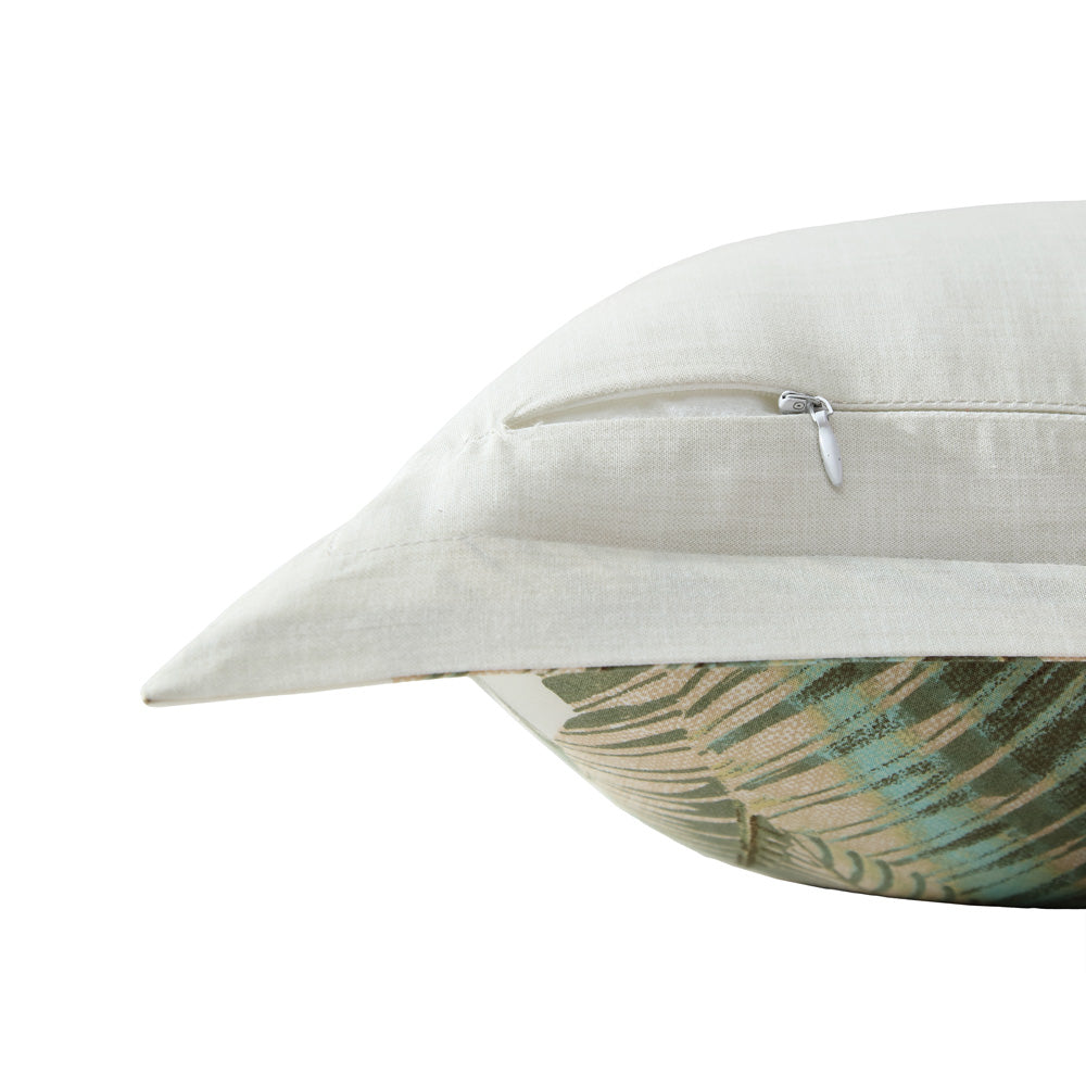 Tommy Bahama Fiesta Palms Square Filled Cushion Detail | My Linen