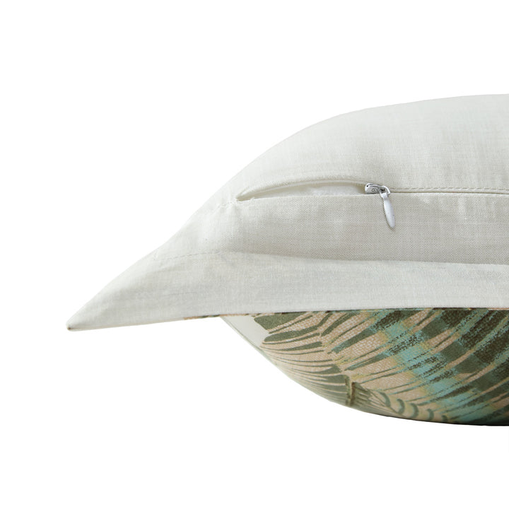 Tommy Bahama Fiesta Palms Square Filled Cushion Detail | My Linen