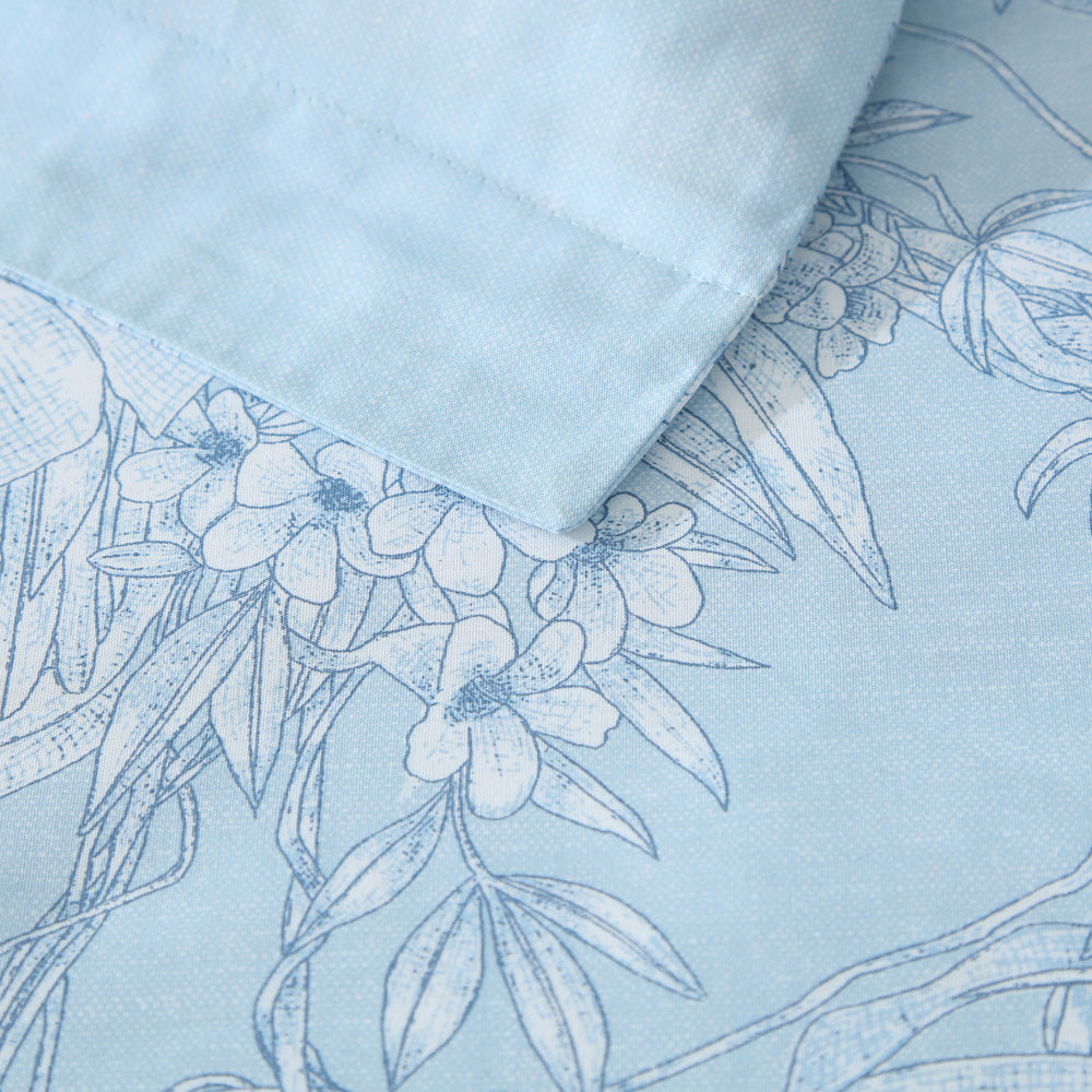 Tommy Bahama Jungle Toile Quilt Cover Set Closeup | My Linen