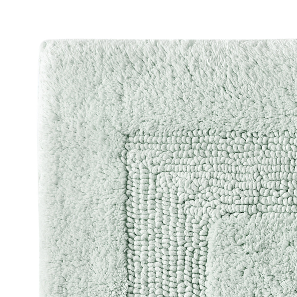 Tommy Bahama Longbranch Pale Jade Reversible Bath Mat Detail | My Linen