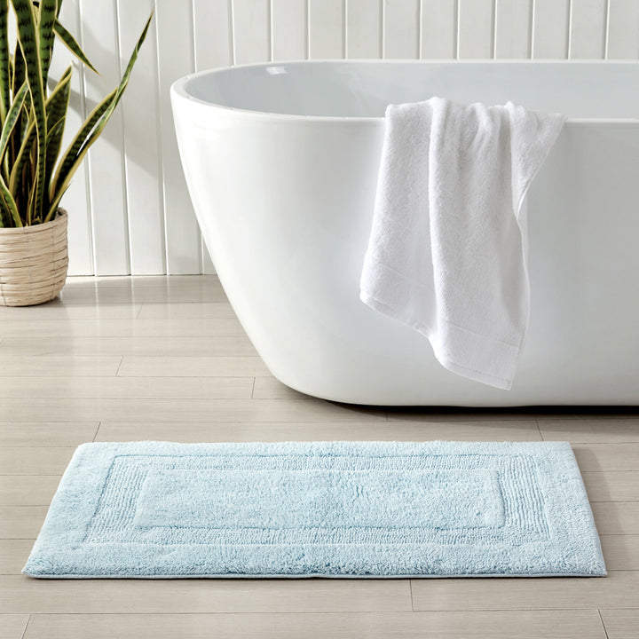Tommy Bahama Longbranch Tidal Wave Reversible Bath Mat Lifestyle | My Linen