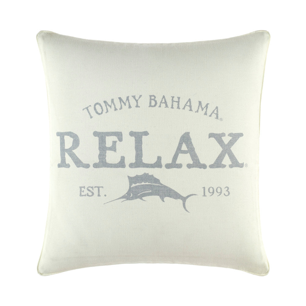 Relax Grey Square Filled Cushion