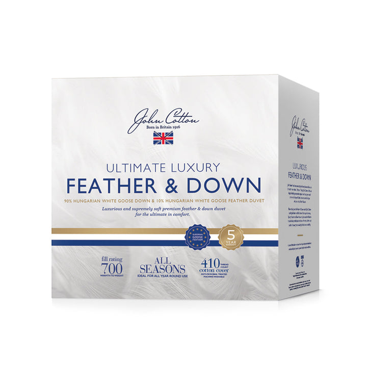 Ultimate Luxury Hungarian 90/10 Goose Down & Feather Quilt / Doona | Queen Bed