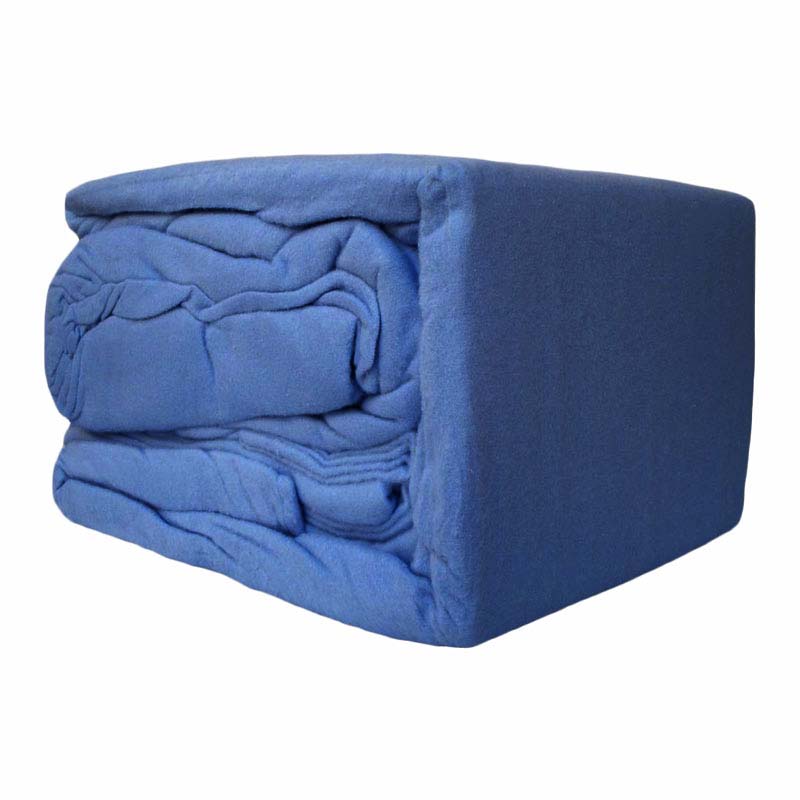 100% Egyptian Cotton Flannelette Sheet Set Denim | Queen Bed