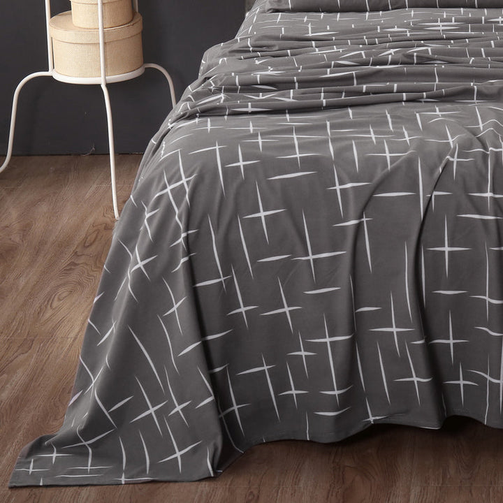 Micro Flannel Winter Night Sheet Set | Queen Bed