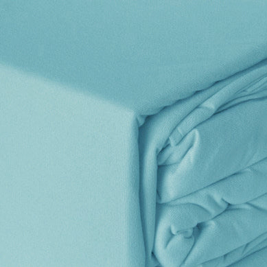 Micro Flannel Aqua Sheet Set | King Single Bed