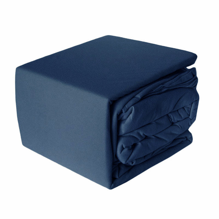 Micro Flannel Denim Sheet Set | Single Bed