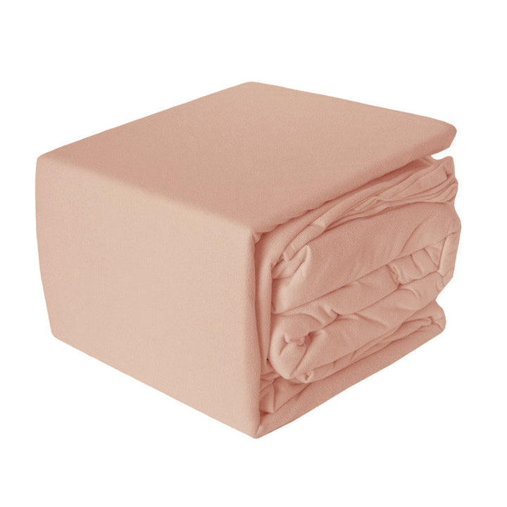 Micro Flannel Rose Pink Sheet Set | King Bed