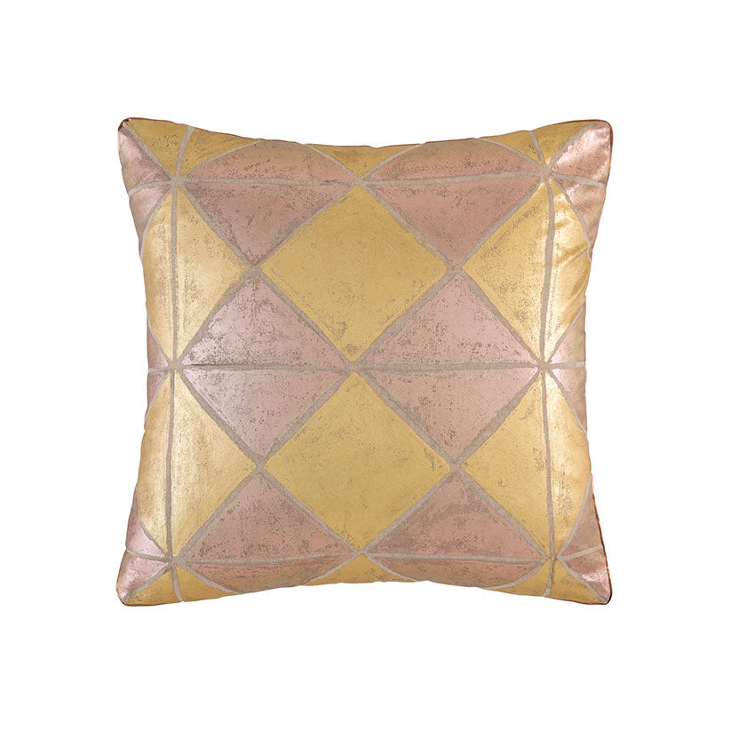 Simmi Gold Square Filled Cushion