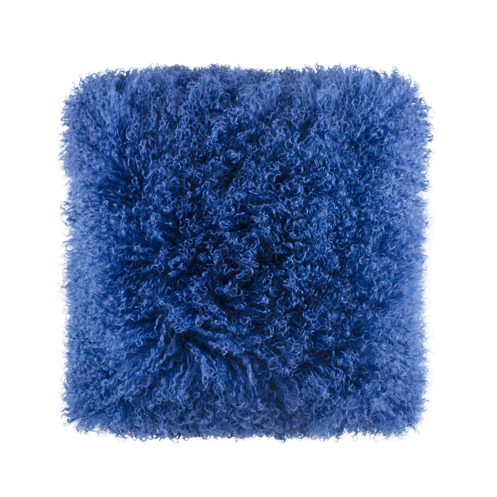 Zayaa Blue Square Filled Cushion