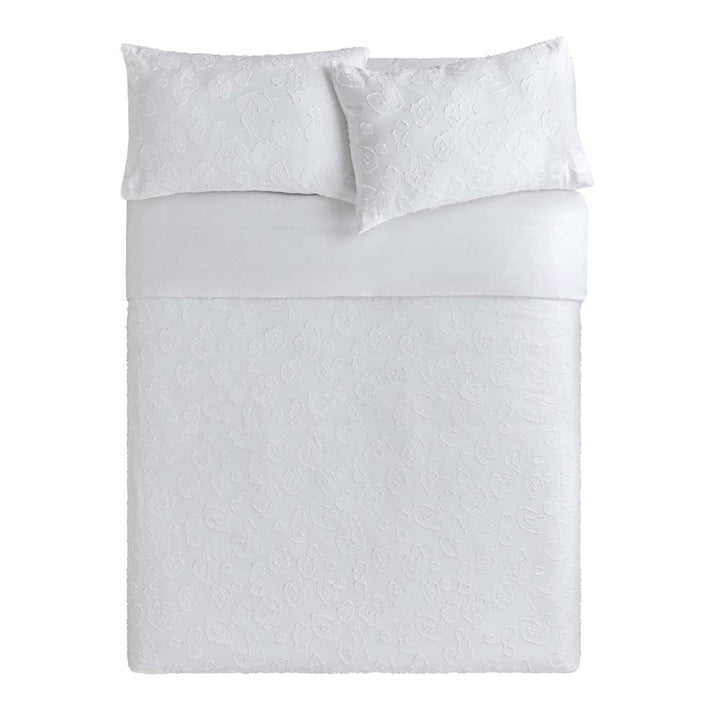 Perry White Quilt Cover Set | King Bed