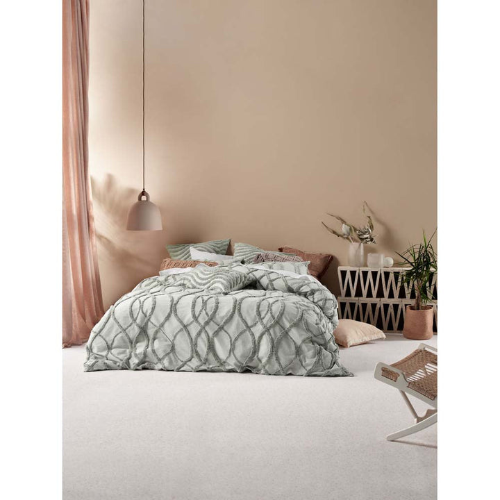 Amadora Smoke Quilt Cover Set | Queen Bed