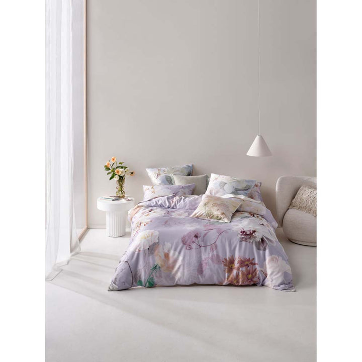 Annella Lilac Quilt Cover Set | King Bed