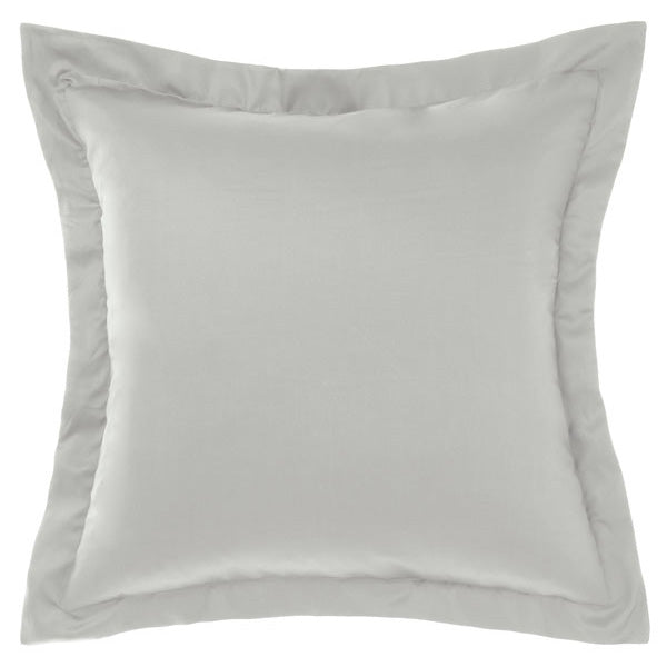 Augusta 100% Cotton 500TC Grey European Pillowcase